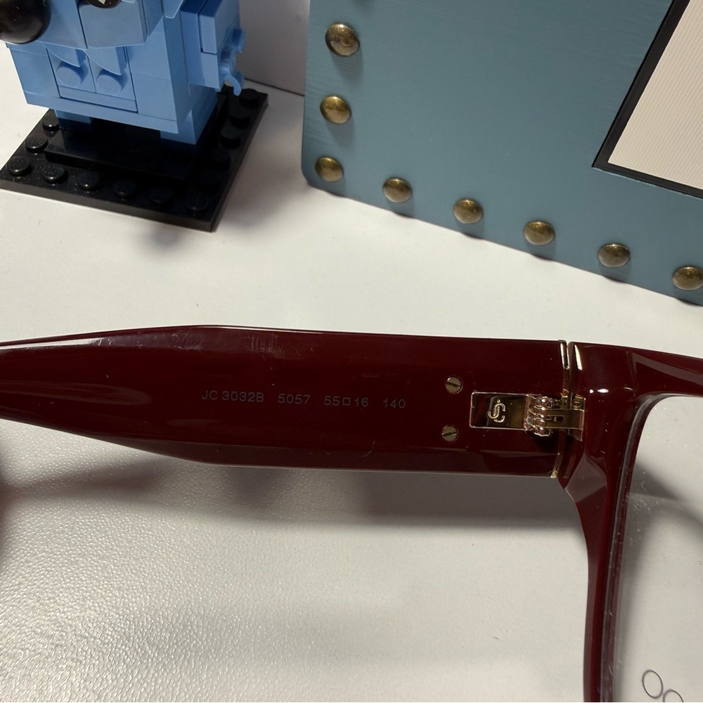 Brand new!! Jimmy Choo 3032B burgundy frames! - Picture 7 of 7